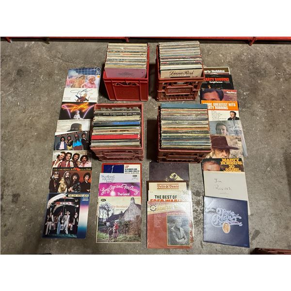 Assorted Vintage Vinyl Records (Crates Not Included)