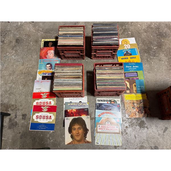 Assorted Vintage Vinyl Records (Crates Not Included)