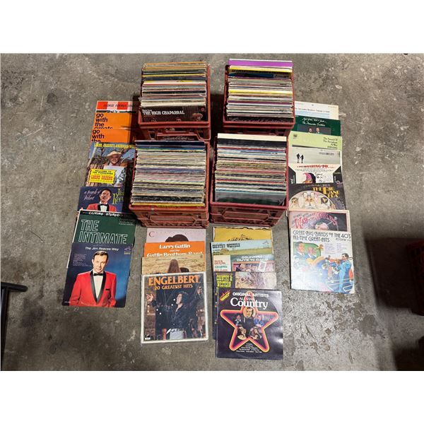 Assorted Vintage Vinyl Records (Crates Not Included)