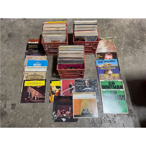 Assorted Vintage Vinyl Records (Crates Not Included)