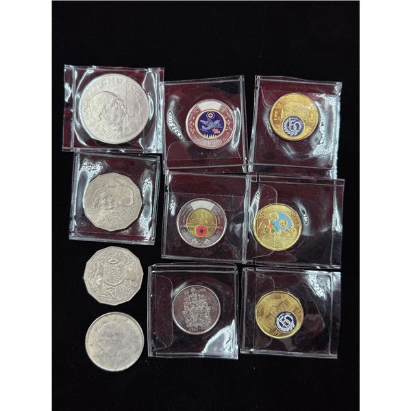 Ten Collectible Coins