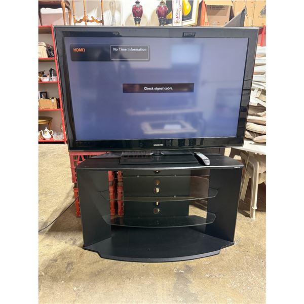 Samsung 52" TV With Entertainment Stand