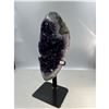 Image 3 : 11 X 4.2 INCH  AMETHYST CRYSTAL ON STAND HIGH GRADE BEAUTIFUL PIECE DARK COLOURS