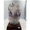 Image 6 : 11 X 6 INCH  LARGE AMETHYST POINT ON STAND FROM BRAZIL
