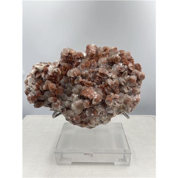 9 1/2 X 10 INCH RARE LARGE PAGODA  CHOCOLATE CALCITE SPECIMEN