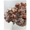 Image 5 : 9 1/2 X 10 INCH RARE LARGE PAGODA  CHOCOLATE CALCITE SPECIMEN