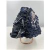 Image 2 : 6 X 8  INCH BLUE BERRY FLUORITE SPECIMEN ON STAND