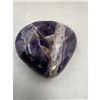 Image 5 : 2.2 inch Amethyst Chevron Heart