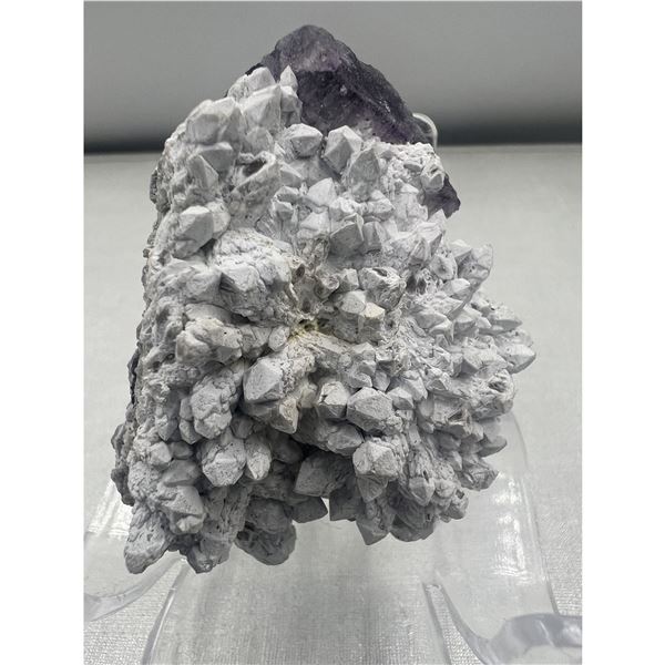 2.2 INCH PURPLE CALCITE WITH FLUORITE SPECIMEN