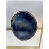 Image 3 : 4.1 INCH BLUE AGATE SLICE WITH STAND