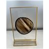 Image 2 : 3.9 INCH NATURAL AGATE SLICE WITH STAND