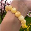 Image 4 : Yellow Honey Calcite Bracelet 12mm