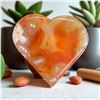 Image 2 : Carnelian Heart shaped Stone 3 Inch