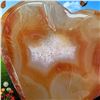 Image 3 : Carnelian Heart shaped Stone 3 Inch