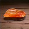 Image 4 : Carnelian Heart shaped Stone 3 Inch