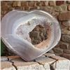 Image 2 : Agate Heart Shaped Stone with natural hole 3.2 inch