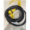 Image 2 : AS NEW 15FT 30AMP RV CABLE WITH TWIST LOCK CONNECTOR