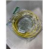 Image 2 : AS NEW 10FT YELLOW INDOOR OUTDOOR HEAVY DUTY LIGHTED EXTENSION CORD, 10AWG