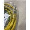 Image 3 : AS NEW 10FT YELLOW INDOOR OUTDOOR HEAVY DUTY LIGHTED EXTENSION CORD, 10AWG