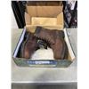 Image 1 : NEW PAIR OF DAFFO MODE STEEL TOE BOOTS SIZE 11, BROWN