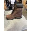 Image 2 : NEW PAIR OF DAFFO MODE STEEL TOE BOOTS SIZE 11, BROWN
