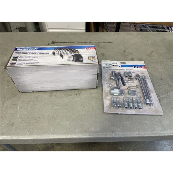 MASTERCRAFT SCREWDRIVER SET AND AIR TOOL ACCESSORY KIT