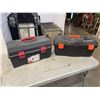 Image 1 : 2 PLASTIC TOOLBOXES WITH ASSORTED TOOL CONTENTS