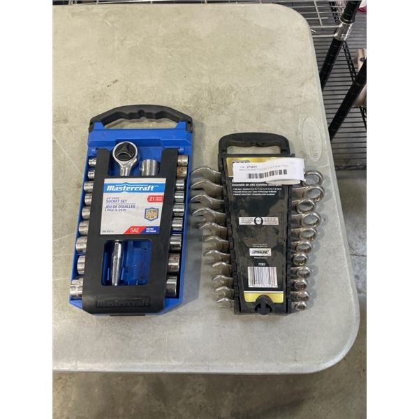 MASTERCRAFT SOCKET SET AND TOOL VALLEY WRENCH SET
