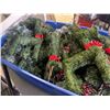Image 3 : LARGE TOTE OF GARLAND AND WREATHS