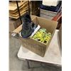 Image 2 : 2 BOXES OF VARIOUS FOOTWEAR