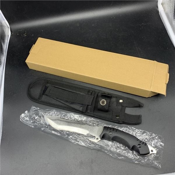 NEW MULTI-FUNCTIONAL STAINLESS STEEL OUTDOOR KNIFE WITH SHEATH