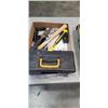 Image 3 : 2 TRAYS OF HAND TOOLS , TOOL BOX AND HARDWARE ETC