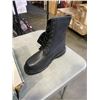 Image 2 : NEW PAIR OF DAFFO MODE STEEL TOE BOOTS SIZE 11, BLACK