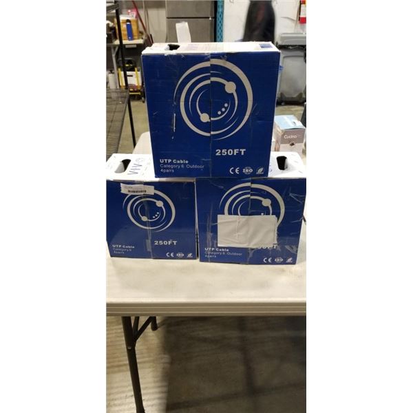 APPROX 750FT OF CAT 6 CABLE