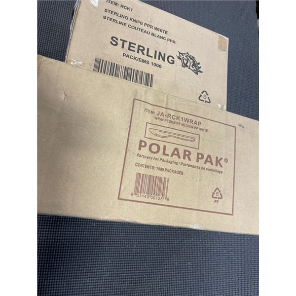 ASSORTED NEW DISPOSABLE KNIVES