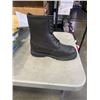 Image 2 : NEW PAIR OF DAFFO MODE STEEL TOE BOOTS SIZE 11, BLACK