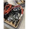 Image 5 : 2 TRAYS OF ASSORTED TOOLS AND EXTENSION CORDS