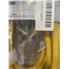 Image 3 : AS NEW 25FT YELLOW 3 WIRE INDOOR OUTDOOR LIGHTED EXTENSION CORD, 14AWG