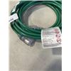 Image 2 : AS NEW 25FT GREEN 3 WIRE INDOOR OUTDOOR LIGHTED EXTENSION CORD, 12AWG