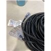 Image 2 : AS NEW 50FT BLACK 3 WIRE INDOOR OUTDOOR LIHTED EXTENSION CORD, 12 AWG