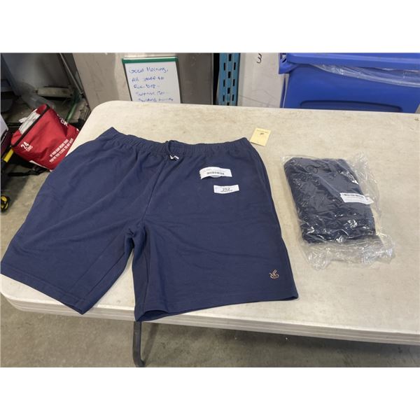 2 NEW PAIRS OF CLOUDPEAK NAVY SIZE 2XL SHORTS