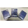 Image 3 : 5 NEW PACKS OF CAMPUS NOTEBOOKS, 3 PACKS OF 3DARK BLUE AND 2 PACKS OF 5 BLACK, SIZE B5