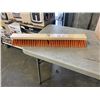 Image 2 : NEW CASE OF 6 ORANGE COMMERCIAL BROOM HEADS