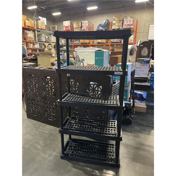 6FT PLASTIC SOTRAGE SHELF