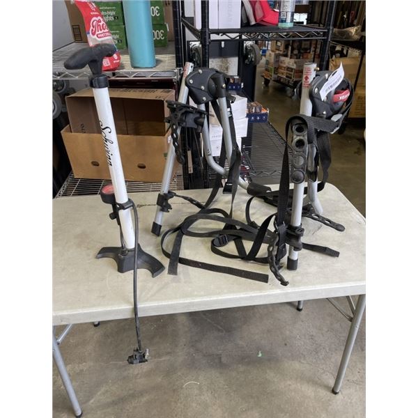 YAMAMA BIKE RACK AND BIKE PUMP