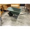 Image 1 : GREEN PLASTIC WHEELBARROW