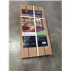 Image 1 : 120 SQFT NEW ELEGEANCE PREMIUM TEAK LOOK DECK TILES, EACH TILE IS 12 X 24 INCH, 5 PER PACK, 12 PACKS
