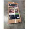 Image 1 : 120 SQFT NEW ELEGEANCE PREMIUM TEAK LOOK DECK TILES, EACH TILE IS 12 X 24 INCH, 5 PER PACK, 12 PACKS