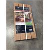 Image 1 : 116 SQFT NEW ELEGEANCE PREMIUM TEAK LOOK DECK TILES, EACH TILE IS 12 X 24 INCH, 5 PER PACK, 11 PACKS