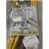 Image 2 : AS NEW 25FT YELLOW 3 WIRE INDOOR OUTDOOR LIGHTED EXTENSION CORD, 14AWG